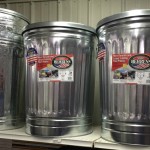 trash cans